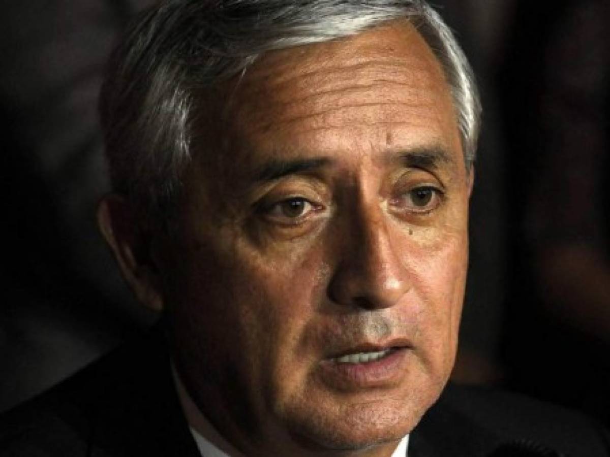 Histórico: renunció el Presidente de Guatemala