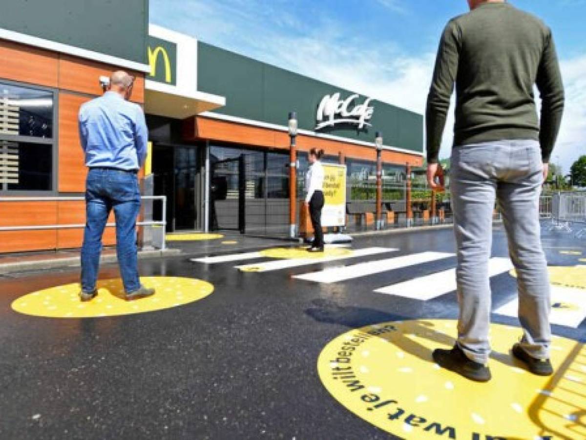 Big Mac a la distancia: McDonald's ensaya un restaurante a prueba de coronavirus