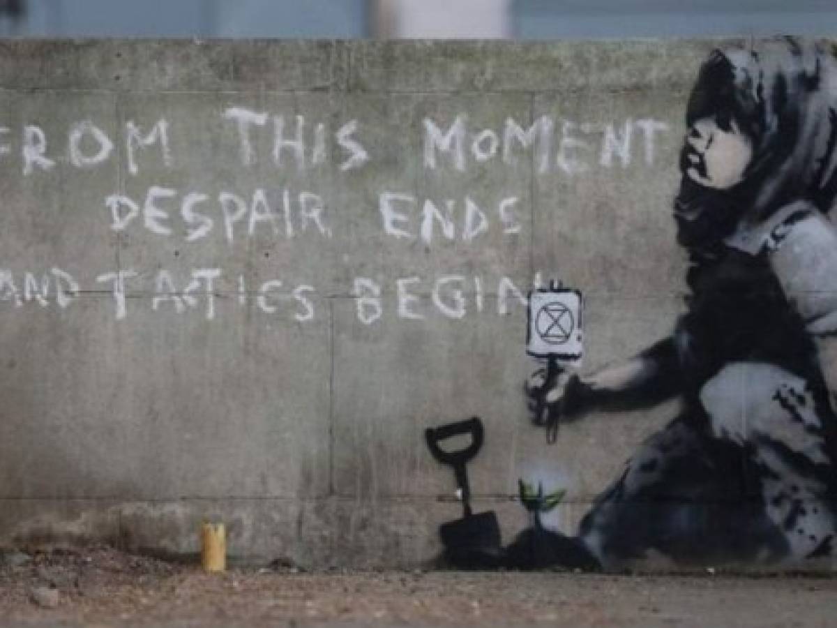 Una nueva obra atribuida a Banksy, descubierta en Londres