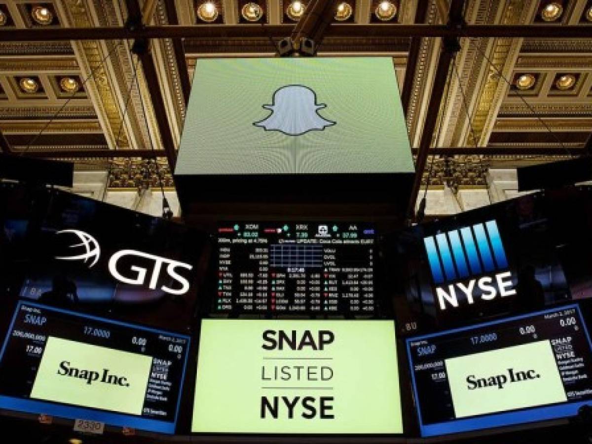Snapchat debuta en Wall Street con alza de más de 40%