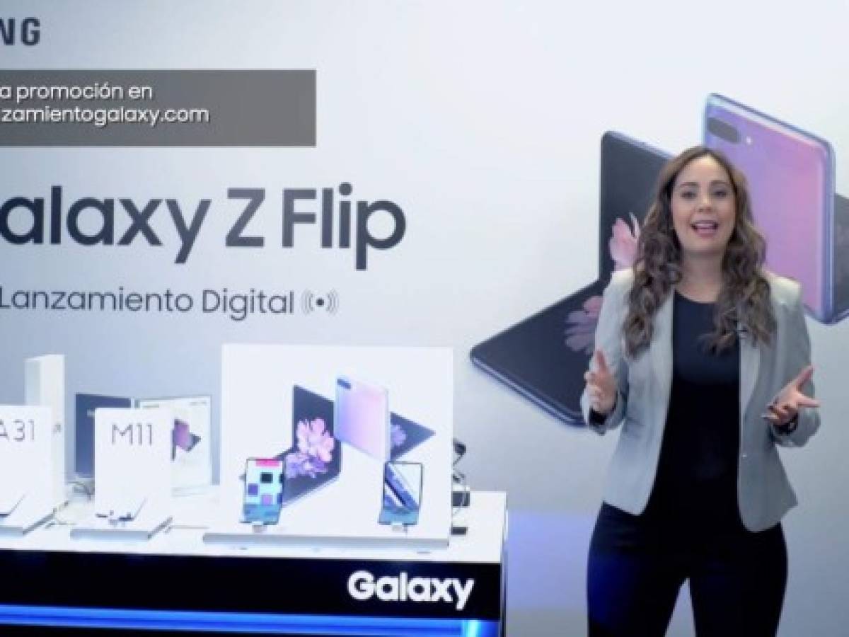 Samsung presentó en la región su nuevo teléfono plegable Galaxy Z Flip