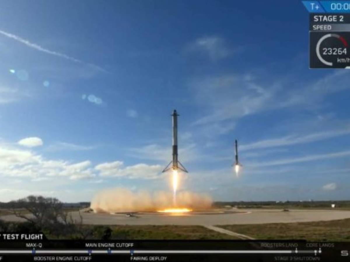 El Falcon Heavy de SpaceX hizo historia