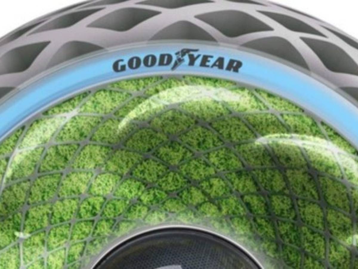 El neumático del futuro según Goodyear: musgo en tus ruedas para generar oxígeno