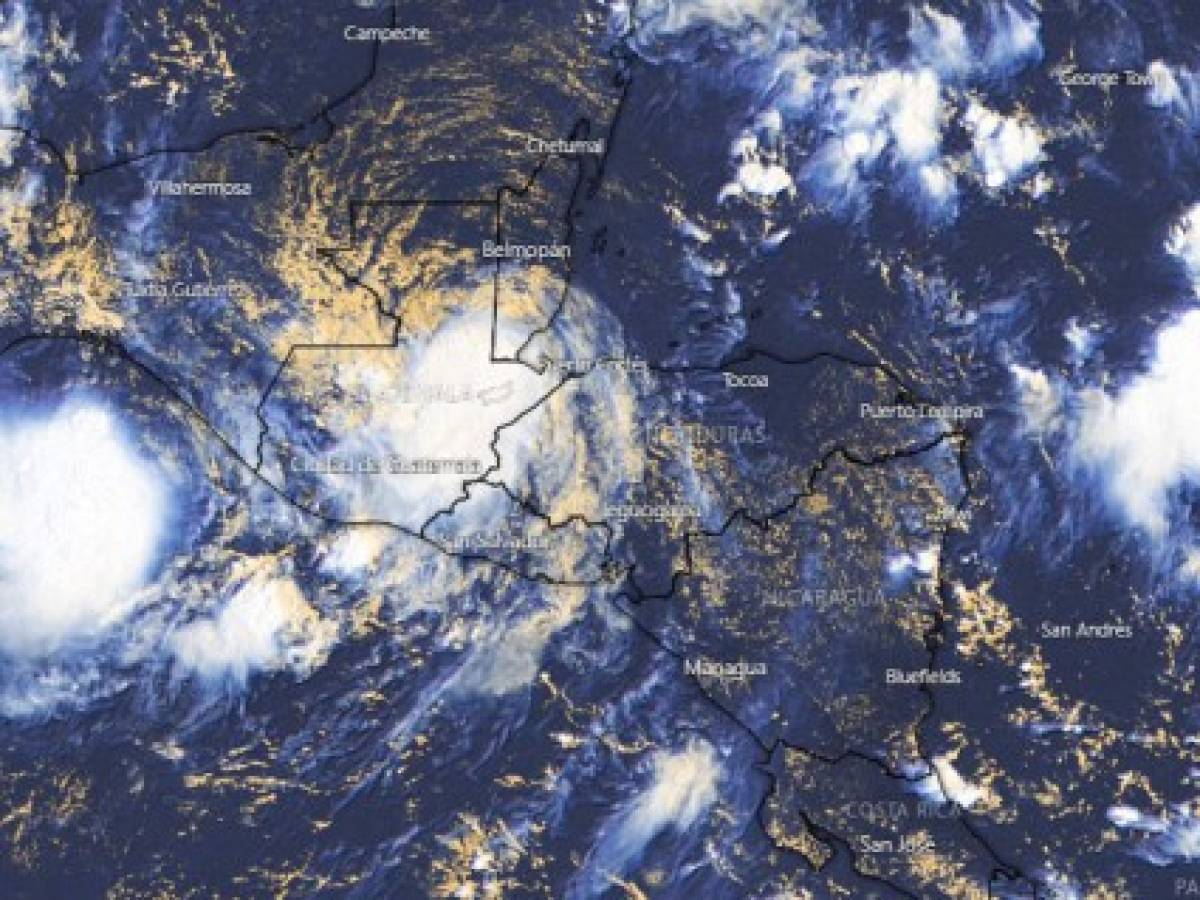 Nana entra en Guatemala como tormenta tropical