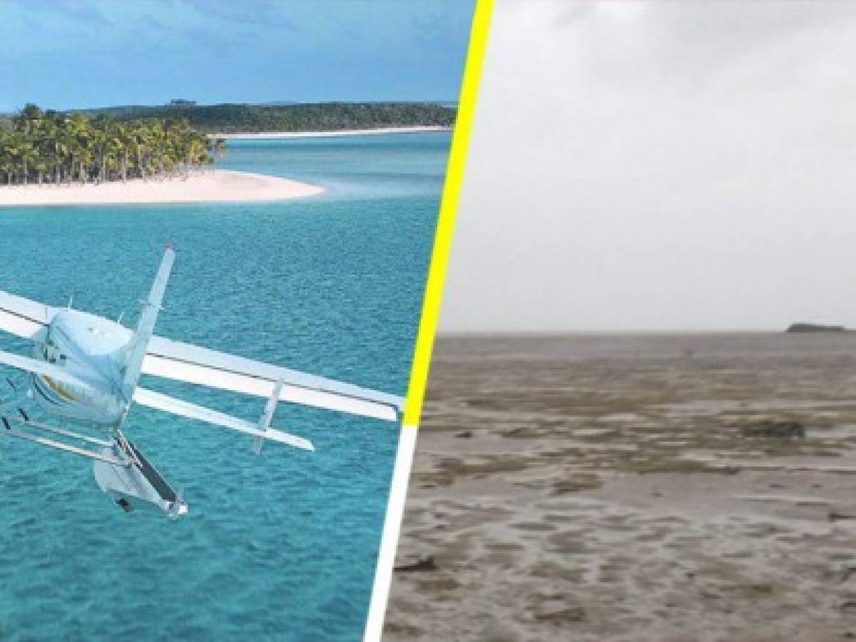 Playas de Bahamas se quedan sin mar