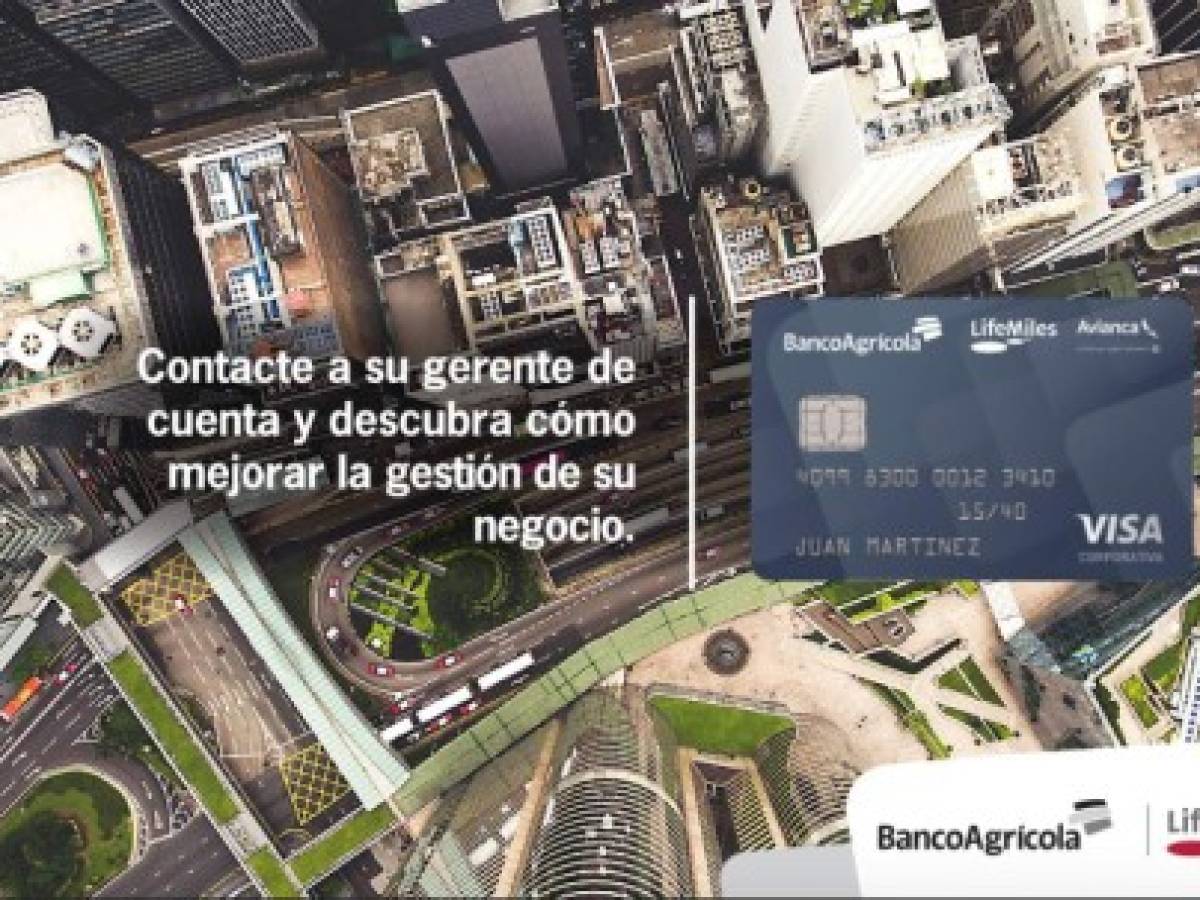 Las empresas tienen un nuevo aliado: tarjeta Visa LifeMiles Corporativa de Banco Agrícola