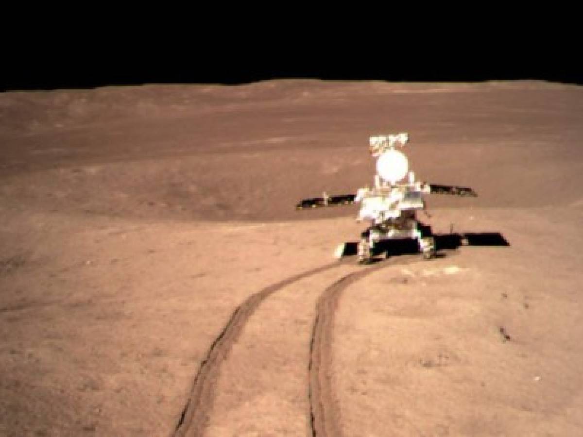 Módulo de exploración chino Yutu-2 explora la cara oculta de la Luna