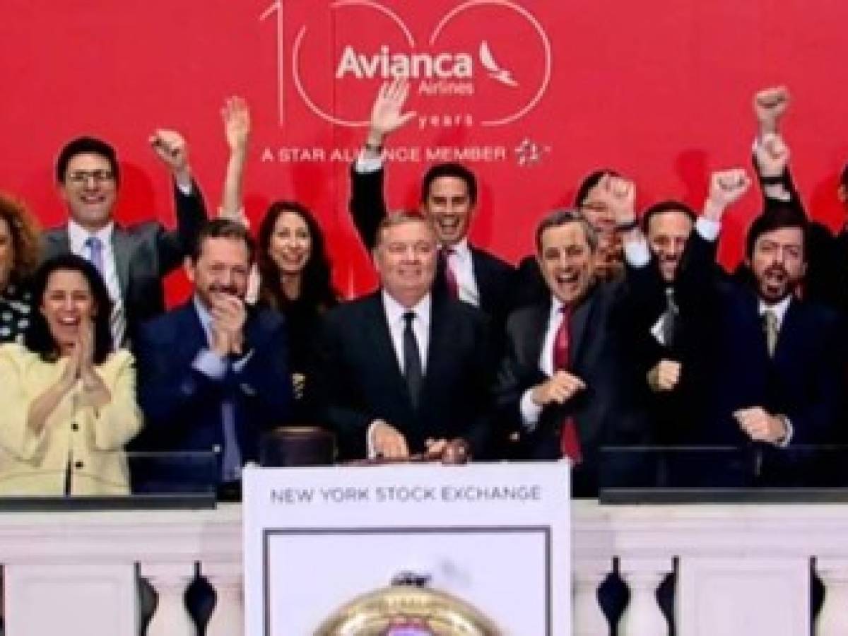 Avianca Holdings cumple 5 años en la Bolsa de NY