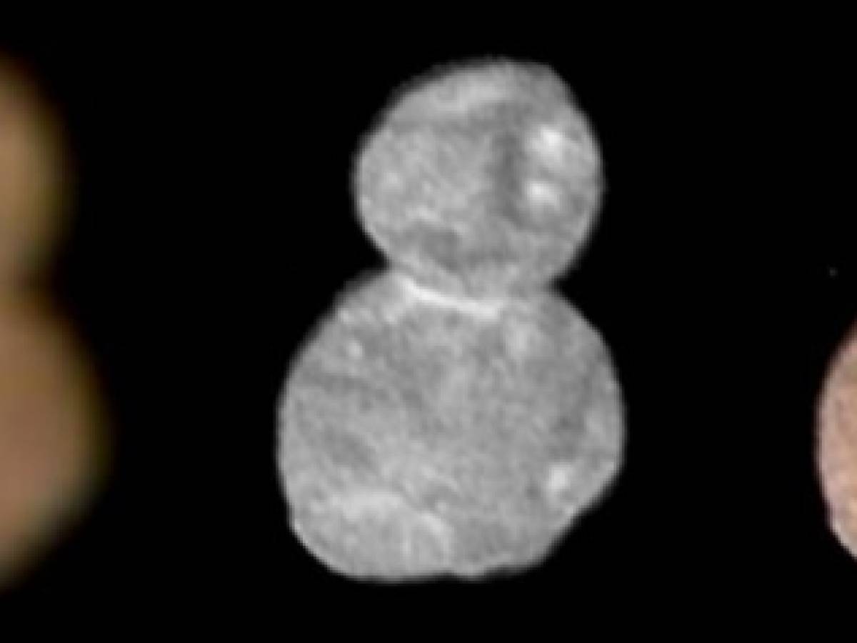 Cuerpo celeste Ultima Thule tiene dos esferas y parece un 'muñeco de nieve'