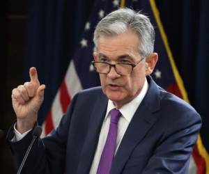 (FILES) In this file photo taken on September 25, 2018, Federal Reserve Board Chairman Jerome Powell speaks during a news conference in Washington, DC. - The US central bank opened its two-day policy meeting on Tuesday, December 18, 2018 and, despite renewed attacks from President Donald Trump, is expected to announce the fourth interest rate increase of 2018. (Photo by MARK WILSON / GETTY IMAGES NORTH AMERICA / AFP)