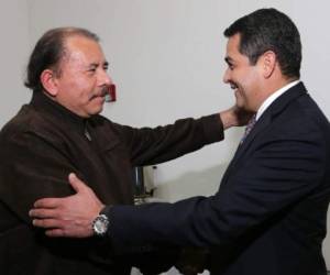 Daniel Ortega y Juan Orlando Hernández. (Foto: El Heraldo)