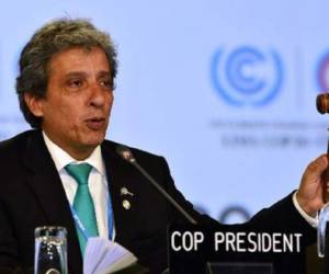 Presidente de la cumbre sobre el cambio climático COP20, Manuel Pulgar, ministro de Medio Ambiente de Perú. (Foto: AFP)