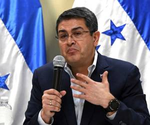 <i>Juan Orlando Hernández, expresidente de Honduras. FOTO AFP</i>