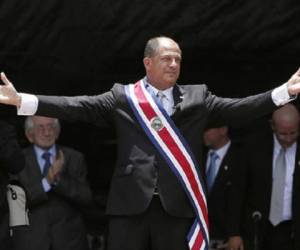 El actual presidente de Costa Rica, Luis Guillermo Solís (PAC), el día de su toma de posesión.