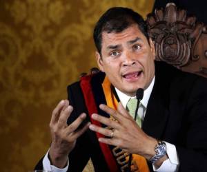 Rafael Correa, presidente de Ecuador. (Foto: Archivo).