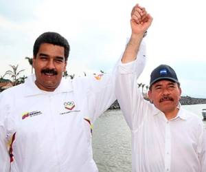 Nicolás Maduro y Daniel Ortega. (Foto: Archivo)