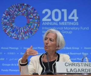 Directora gerente del Fondo Monetario Internacional (FMI), Christine Lagarde. (Foto: AFP)