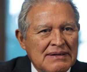 El presidente de El Salvador, Salvador Sánchez Cerén.
