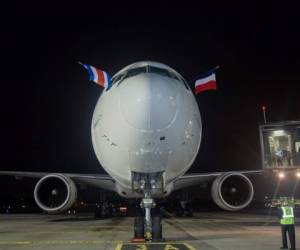 llegada vuelo inaugural AirFrance a Costa Rica