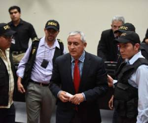 Cuando le preguntaron si confiaba en la justicia guatemalteca, el expresidente indicó que los operadores de justicia temen a la Cicig.