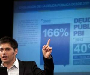 El ministro de Economía de Argentina, Axel Kicillof. (Foto: AFP).