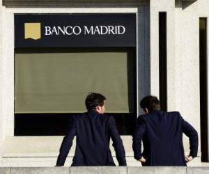 El Banco Madrid, dedicado a la banca privada y gestión de grandes fortunas, fue intervenido el pasado jueves por el Banco de España, después de que las autoridades andorranas tomaran el control de su matriz, BPA. (Foto: AFP).