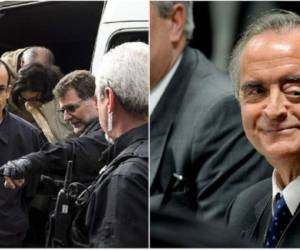 Marcelo Odebrecht (izquierda) está detenido bajo la acusación de haber pagado sobornos. Nestor Cerveró, exdirector de Petrobras, ya ha sido condenado.(Foto: AFP).