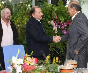 El Presidente de Nicaragua, Daniel Ortega Saavedra, empresarios nicaragüenses se reunieron con el multimillonario mexicano, Carlos Slim. Foto de el19digital.com