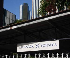 (FILES) This file photo taken on May 9, 2016 shows a view of the facade of the building where Panama-based Mossack Fonseca law firm offices are in Panama CityThe International Consortium of Investigative Journalists on May 9, 2016 published online detailed data from the Panama Papers trove on more than 200,000 secret offshore companies. The searchable database built on just a portion of the documents leaked from the Panama law firm Mossack Fonseca reveals more than 360,000 names of individuals and companies behind the anonymous shell firms, the ICIJ said. Reports already published in April based on the explosive dossier linked some of the world's most powerful leaders, including Russian President Vladimir Putin, British Prime Minister David Cameron and others to unreported offshore companies. / AFP PHOTO / RODRIGO ARANGUA
