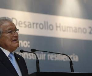 'Tenemos un objetivo principal: ampliar las posibilidades de desarrollo, reducir los niveles de pobreza y de desigualdad', dijo el presidente salvadoreño, Salvador Sánchez Cerén. (Foto: Presidencia).