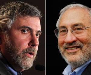 Paul Krugman y Joseph Stiglitz. (Foto: Archivo).