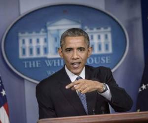 El presidente de Estados Unidos Barack Obama durante una conferencia de prensa. (Foto: AFP)
