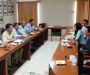 El Presidente de la Camára, Benjamín Lanzas Somarriba, lideró encuentro con HKND Group. (Foto: Cortesía)