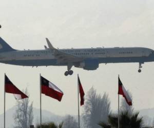 El Air Force Two arrivará este mediodía a la capital panameña, procedente de Santiago, Chile (Foto AFP).