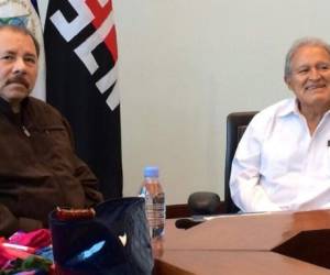 Presidentes Daniel Ortega y Salvador Sánchez Cerén. (Foto: Agencias)