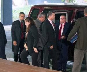 La delegación cubana llega el 21 de enero de 2015 al Palacio de Convenciones de La Habana para iniciar las negociaciones con EE.UU. (Foto: AFP)