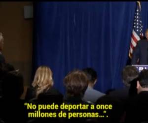 'Cometemos un error si no nos tomamos a Trump en serio', dijo ayer el periodista Jorge Ramos (Univision) tras ser echado de una conferencia de prensa por Trump.