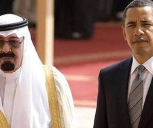 Presidente Obama con el rey saudí Abdullah Bin Abdul Aziz. (Foto: Archivo)