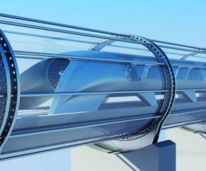67172704 - monorail futuristic train in a tunnel. 3d rendering