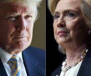 Donald Trump y Hillary Clinton, hoy por hoy, las cabezas de la lucha política en EE.UU. (Fotos: Archivos)