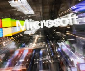 Fotografía de archivo del logo de Microsoft. EFE/HANNIBAL HANSCHKE Fotografía de archivo del logo de Microsoft. EFE/HANNIBAL HANSCHKE