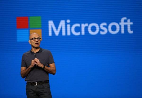 <i>El director ejecutivo de Microsoft, Satya Nadella. FOTO Justin Sullivan/Getty Images/AFP</i>