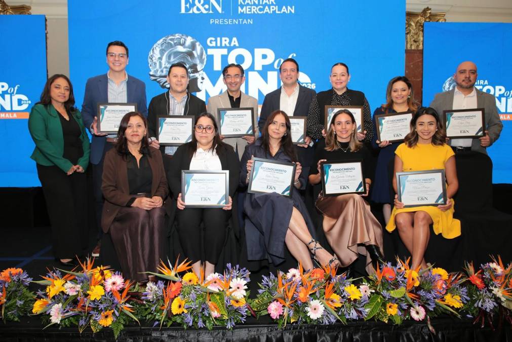 Los Protagonistas del Mercadeo fueron reconocidos por su trabajo detrás de la comunicación de las marcas en Guatemala.
