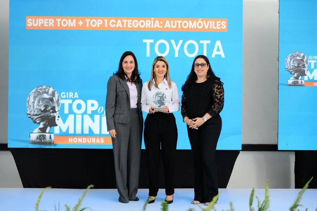 <i>Toyota, Super TOM y marca # 1 en Categoría: Automóviles </i>