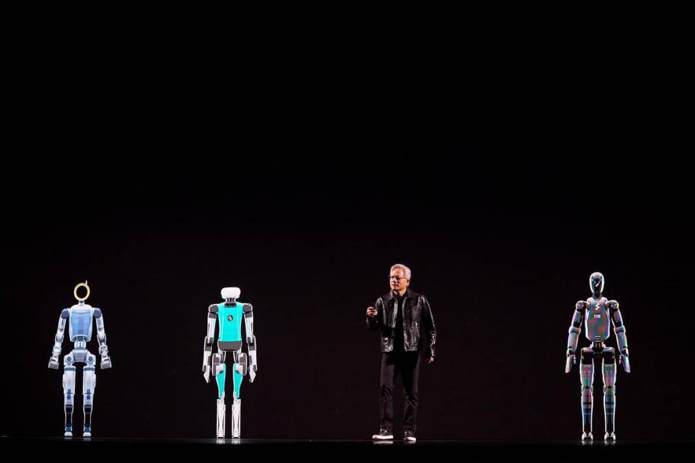 <i>Nvidia presenta sus nuevos chips y apuesta por una IA para entrenar a robots y coches</i>