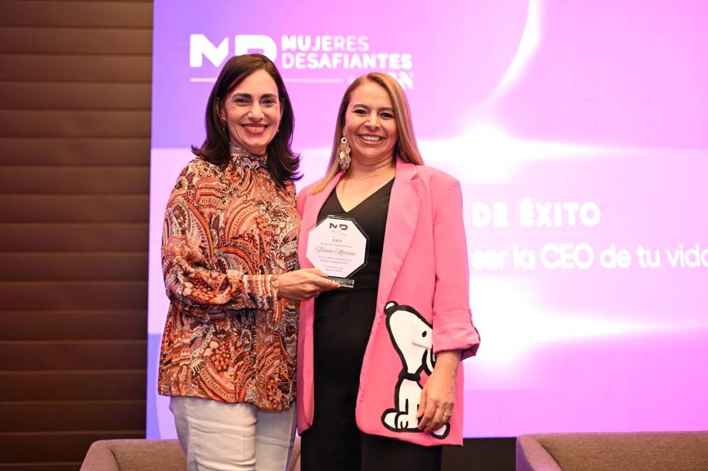 <i>Dianne Medrano, CEO de Centenario Internacional (de Costa Rica), participó en el evento Mujeres Desafiantes de Centroamérica y expuso la charla “La conciencia de ser la CEO de tu vida”.</i>
