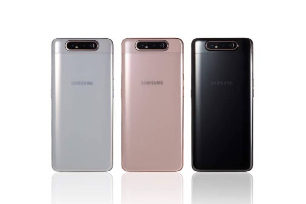 Este es el Samsung Galaxy A80, con pantalla sin interrupciones y cámara giratoria en un slider