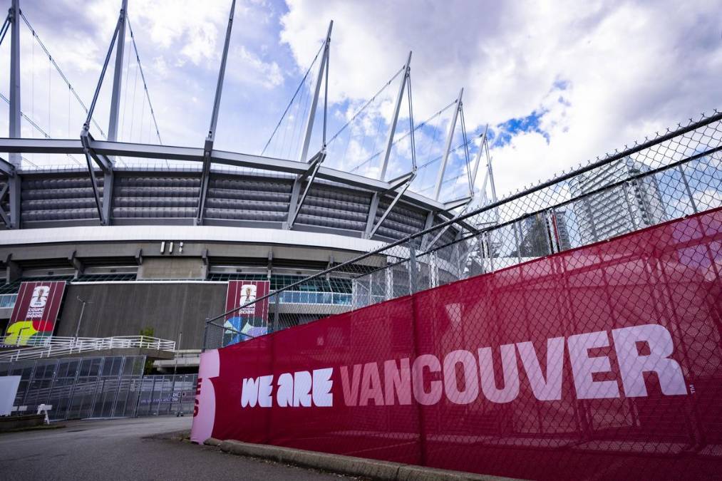<i>Imagen del BC Place Vancouver Stadium, en Vancouver (Canadá), el pasado 4 de junio. EFE/ BOB FRID</i>