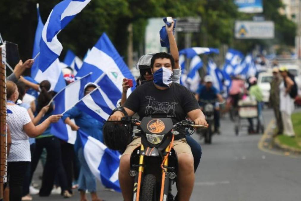 Cadena humana pidió salida de Ortega mientras sigue tensión en Nicaragua