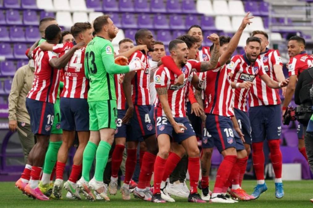 España: Atlético de Madrid se proclama campeón de la Liga tras ganar 2-1 al Valladolid